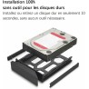 TERRAMASTER D2-320 Boîtier Raid USB - Stockage USB 3.2 Gen 2 10Gbps Type C 2 Baies Prenant en Charge Raid 0, 1, Simple, JBOD (sa