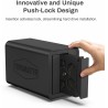 TERRAMASTER D5 Hybrid HDD NVMe Boîtier - Stockage USB 3.2 Gen 2 10Gbps Type C 5 Baies Supportant Le Raid 0/1/Single/JBOD Exclusi