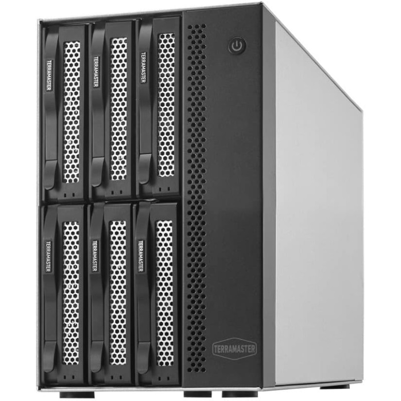 TERRAMASTER D6-320 Boîtier de Disque Dur Externe - 6 Baies USB 3.2 Gen2 10Gbps Type-C, Stockage HSD à Châssis Chaud Amovible, Pr