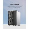 TERRAMASTER D6-320 Boîtier de Disque Dur Externe - 6 Baies USB 3.2 Gen2 10Gbps Type-C, Stockage HSD à Châssis Chaud Amovible, Pr