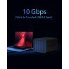 TERRAMASTER D8 Hybrid 8 Baies HDD NVMe Boîtier USB 3.2 Gen 2 10Gbps Type C Le Stockage USB Prend en Charge Les Matrices de Disqu