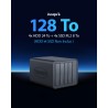 TERRAMASTER D8 Hybrid 8 Baies HDD NVMe Boîtier USB 3.2 Gen 2 10Gbps Type C Le Stockage USB Prend en Charge Les Matrices de Disqu