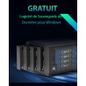 TERRAMASTER D8 Hybrid 8 Baies HDD NVMe Boîtier USB 3.2 Gen 2 10Gbps Type C Le Stockage USB Prend en Charge Les Matrices de Disqu