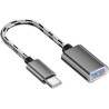 Adaptateur USB C vers USB, Câble OTG USB Type C vers USB A, Adattatore da USB C a USB A, Compatible avec iPhone 15 Pro/Max, iPad