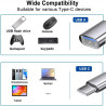 Adaptateur USB C vers USB, Câble OTG USB Type C vers USB A, Adattatore da USB C a USB A, Compatible avec iPhone 15 Pro/Max, iPad