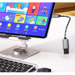 Adaptateur USB C vers USB, Câble OTG USB Type C vers USB A, Adattatore da USB C a USB A, Compatible avec iPhone 15 Pro/Max, iPad