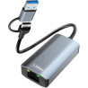 Adaptateur Ethernet USB C,Adaptateur USB Ethernet,2500Mbps 2-en-1 usb-c ethernet,2.5Gbps ADaptateur RJ45 Usb,Thunderbolt vers RJ