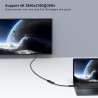 BENFEI Lot de 2 adaptateurs DisplayPort vers HDMI 4K unidirectionnels DisplayPort DP Computor vers HDMI Moniteur Adaptateur de c