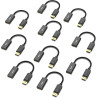BENFEI Lot de 10 adaptateurs DisplayPort vers HDMI 4K unidirectionnels DisplayPort DP pour moniteur HDMI Compatible avec ordinat