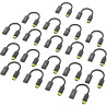 BENFEI DisplayPort vers HDMI Lot de 20, Adaptateur plaqué Or DP Display Port vers HDMI (mâle vers Femelle) Compatible pour Lenov