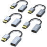 BENFEI Adaptateur DisplayPort vers HDMI 4K (2K@60Hz, 1080P@120Hz) Unidirectionnel DP Ordinateur vers HDMI Moniteur Compatible po