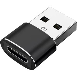 Clem Tech - Lot de 3 Adaptateurs USB C vers USB Convertisseur Type-C Femelle vers USBA Mâle 2.0 Charge Rapide Compatible Tous Sm