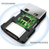 Clem Tech - Lot de 3 Adaptateurs USB C vers USB Convertisseur Type-C Femelle vers USBA Mâle 2.0 Charge Rapide Compatible Tous Sm