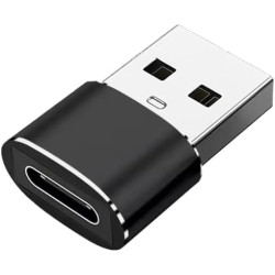 Clem Tech/Lot de 150 Adaptateurs USB C vers USB Convertisseur Type-C Femelle vers USBA Mâle 2.0 Charge Rapide (50 Sachets de 3 P