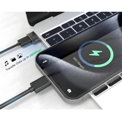 Clem Tech/Lot de 150 Adaptateurs USB C vers USB Convertisseur Type-C Femelle vers USBA Mâle 2.0 Charge Rapide (50 Sachets de 3 P