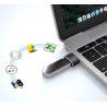 Clem Tech/Lot de 150 Adaptateurs USB C vers USB Convertisseur Type-C Femelle vers USBA Mâle 2.0 Charge Rapide (50 Sachets de 3 P