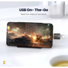 Clem Tech - Lot de 2 Adaptateurs USB - USBC - Convertisseur Type USBA vers Port U SBC - Charge Transfert de Données Rapide 6A