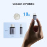 Uvert adaptateur usb c vers usb a 3.2 10gbps otg lot de 2 compatible avec iphone 17 pro max air 16 15 macbook air imac ipad gala