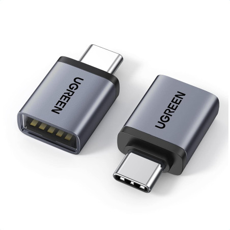 Uvert adaptateur usb c vers usb a 3.2 10gbps otg lot de 2 compatible avec iphone 17 pro max air 16 15 macbook air imac ipad gala