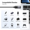 Uvert adaptateur usb c vers usb a 3.2 10gbps otg lot de 2 compatible avec iphone 17 pro max air 16 15 macbook air imac ipad gala