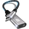 Adaptateur USB C vers HDMI 4K, Thunderbolt 3 vers HDMI Compatible avec iPhone 15Pro/15ProMax,MacBookPro/Air,Dell XPS15/13,iPad P