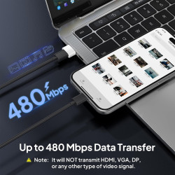 BASESAILOR Adaptateur USB vers USB C pour iPhone 17 16 3Pack,Convertisseur Chargeur Voiture Type C Femelle vers A Mâle pour Appl