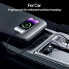 BASESAILOR Adaptateur USB vers USB C pour iPhone 17 16 3Pack,Convertisseur Chargeur Voiture Type C Femelle vers A Mâle pour Appl