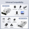 BASESAILOR Adaptateur USB C Voiture pour iPhone 17 3Pack,Connecteur Type C Femelle vers A Mâle Chargeur USBC pour Apple Air 16 1