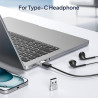 BASESAILOR Adaptateur USB C Voiture pour iPhone 17 3Pack,Connecteur Type C Femelle vers A Mâle Chargeur USBC pour Apple Air 16 1