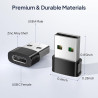 BASESAILOR Adaptateur USB C Voiture pour iPhone Air 3Pack,Convertisseur Type C Femelle vers A Mâle Chargeur USBC pour Apple 17 1