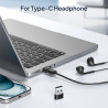 BASESAILOR Adaptateur USB C Voiture pour iPhone Air 3Pack,Convertisseur Type C Femelle vers A Mâle Chargeur USBC pour Apple 17 1