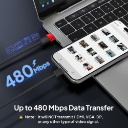 BASESAILOR Adaptateur USB vers USB C pour iPhone 17 16 3Pack,Convertisseur Chargeur Voiture Type C Femelle vers A Mâle pour Appl
