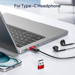BASESAILOR Adaptateur USB vers USB C pour iPhone 17 16 3Pack,Convertisseur Chargeur Voiture Type C Femelle vers A Mâle pour Appl