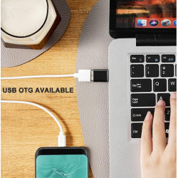 Adaptateurs USB C (Lot de 4), Adaptateur USB Type C vers USB 3.0 OTG, Adaptateur Micro USB vers USB C Compatible avec MacBook Pr