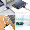Adaptateurs USB C (Lot de 4), Adaptateur USB Type C vers USB 3.0 OTG, Adaptateur Micro USB vers USB C Compatible avec MacBook Pr