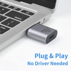 Duttek Adaptateur Femelle USB C vers Mâle USB 10Gbps, Adaptateur USBC vers A OTG Charge Rapide pour iPhone, MacBook, PC, Laptop,