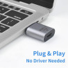 Duttek Adaptateur Femelle USB C vers Mâle USB 10Gbps, Adaptateur USBC vers A OTG Charge Rapide pour iPhone, MacBook, PC, Laptop,