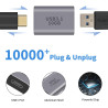 Duttek Adaptateur USB C Femelle vers USB Femelle 3.1 Gen2, USB A vers Type C Adapter 10Gbps Prise en Charge de la synchronisatio