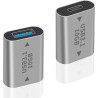 Duttek Adaptateur USB vers USB Type C 10Gbps, Adaptateur USB C Femelle vers USB A Femelle pour Synchronisation des Données et Re