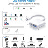 Loydia Adaptateur Lightning vers USB 3.0 avec Port de Charge Rapide, Adaptateur USB iPhone iPad, Caméra OTG Adaptateur pour ipho