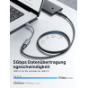 JSAUX Adaptateur USB C vers USB 3.0 [Lot de 2] Câble OTG USB Type C Mâle vers USB A Femelle Compatible avec iPhone 16 Pro Max/15