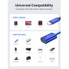 JSAUX Adaptateur USB A vers USB C, Adaptateur de Câble USB C OTG-Bleu