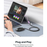 JSAUX Adaptateur USB C vers USB 3.0 [2 pièces] Câble OTG USB de type C compatible avec iPhone 15 Pro Max/15 Pro/15 Plus, iPad Pr