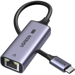 Uvert adaptateur usb c vers rj45 ethernet 2.5 gigabit réseau lan compatible avec iphone 17 pro max air 16 15 macbook air m3 m2 m
