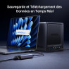 Uvert adaptateur usb c vers rj45 ethernet 2.5 gigabit réseau lan compatible avec iphone 17 pro max air 16 15 macbook air m3 m2 m