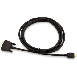 Amazon Basics Câble adaptateur HDMI-A vers DVI, Bidirectionnel 1080P, Plaqué or, 3 m, Noir
