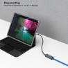 BENFEI Adaptateur USB-C vers Ethernet, USB Type-C (Thunderbolt 3) vers RJ45 LAN Compatible pour MacBook Pro 2019/2018/2017, MacB