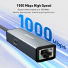BENFEI Adaptateur USB C vers Ethernet Gigabit avec Alimentation 100 W, Adaptateur réseau Thunderbolt 3/4 vers RJ45 Ethernet LAN 