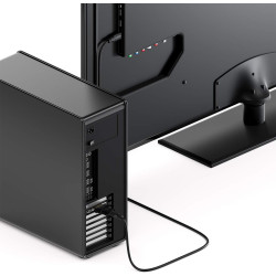 deleyCON Adaptateur HDMI vers DVI (Bidirectionnel) Convertisseur HDMI Femelle vers DVI-D Mâle Plaqué Or - 1920x1200 1080p - pour