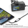 IVSHOWCO Adaptateur Lightning vers USB [certifié Apple MFi] Adaptateur de caméra pour iPhone, iOS OTG Adaptateur de câble Prend 